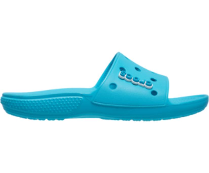 Women/Men Classic Crocs Slide Digital Aqua | Crocs Sandals