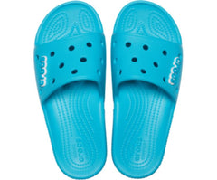 Women/Men Classic Crocs Slide Digital Aqua | Crocs Sandals