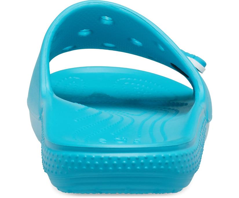 Women/Men Classic Crocs Slide Digital Aqua | Crocs Sandals