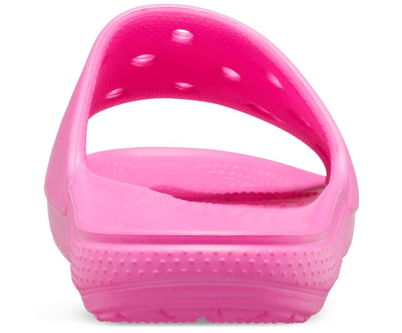 Women/Men Classic Crocs Slide Electric Pink | Crocs Sandals
