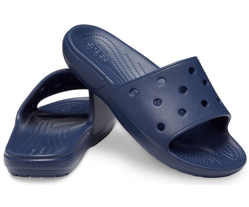 Women/Men Classic Crocs Slide Navy | Crocs Sandals