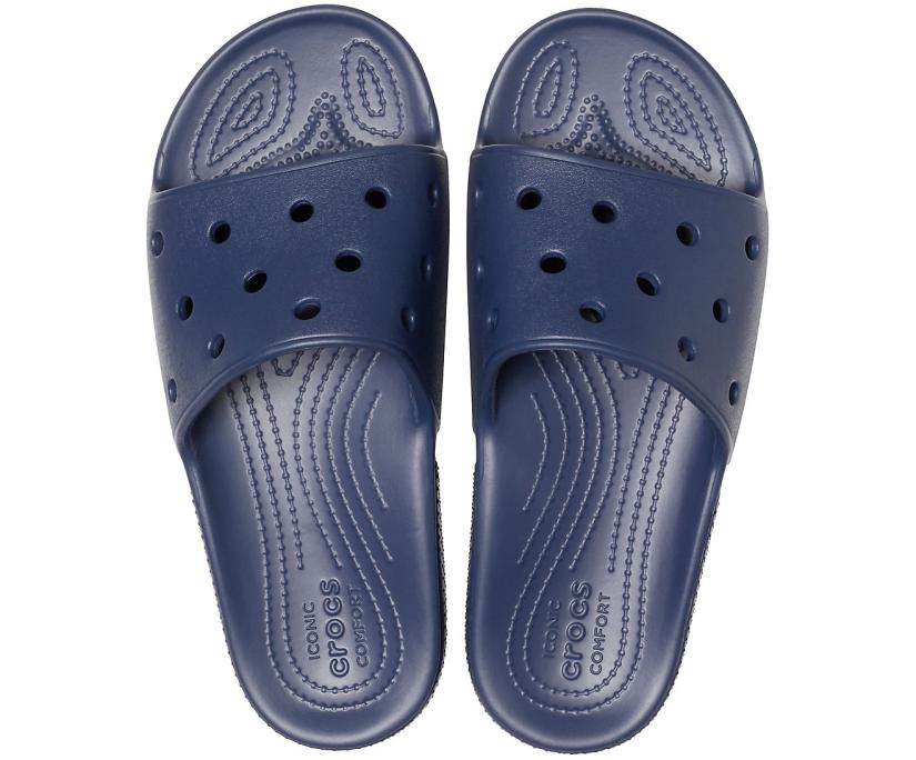 Women/Men Classic Crocs Slide Navy | Crocs Sandals