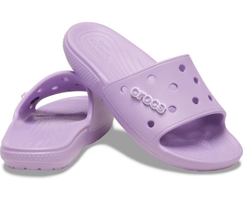 Women/Men Classic Crocs Slide Orchid | Crocs Sandals