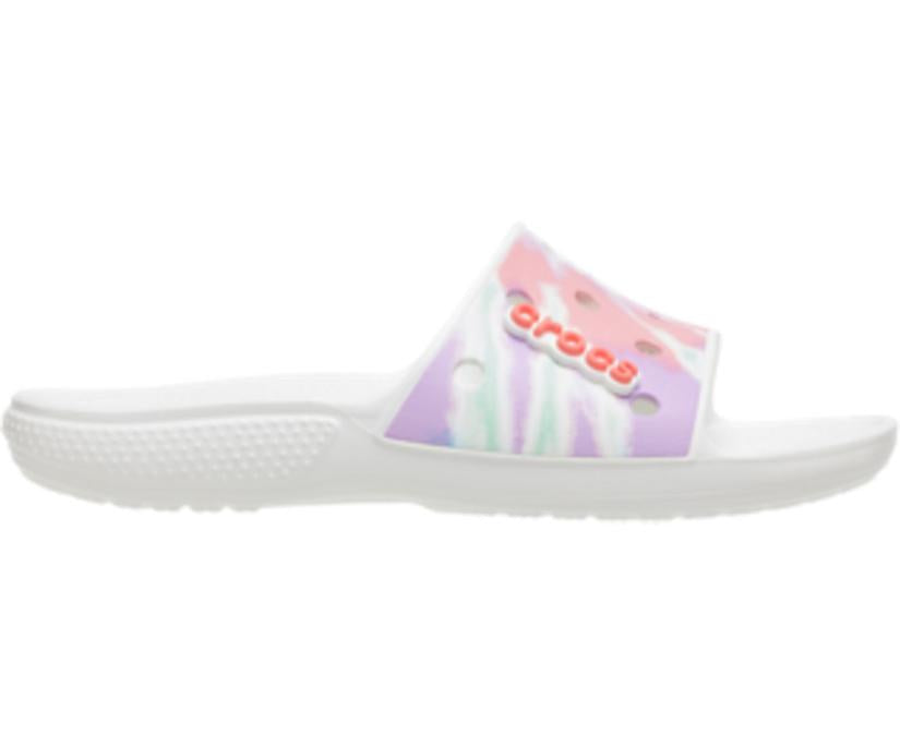 Women/Men Classic Crocs Tie-Dye Graphic Slide Fresco / Multi | Crocs Sandals