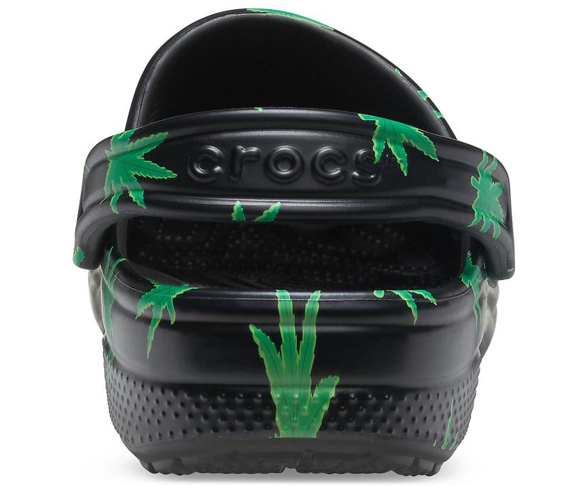 Women/Men Classic Hemp Leaf Clog Black | Crocs Clogs