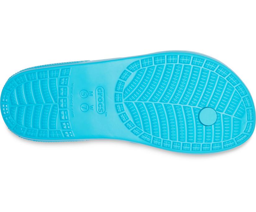 Women/Men Classic II Flip Digital Aqua | Crocs Sandals
