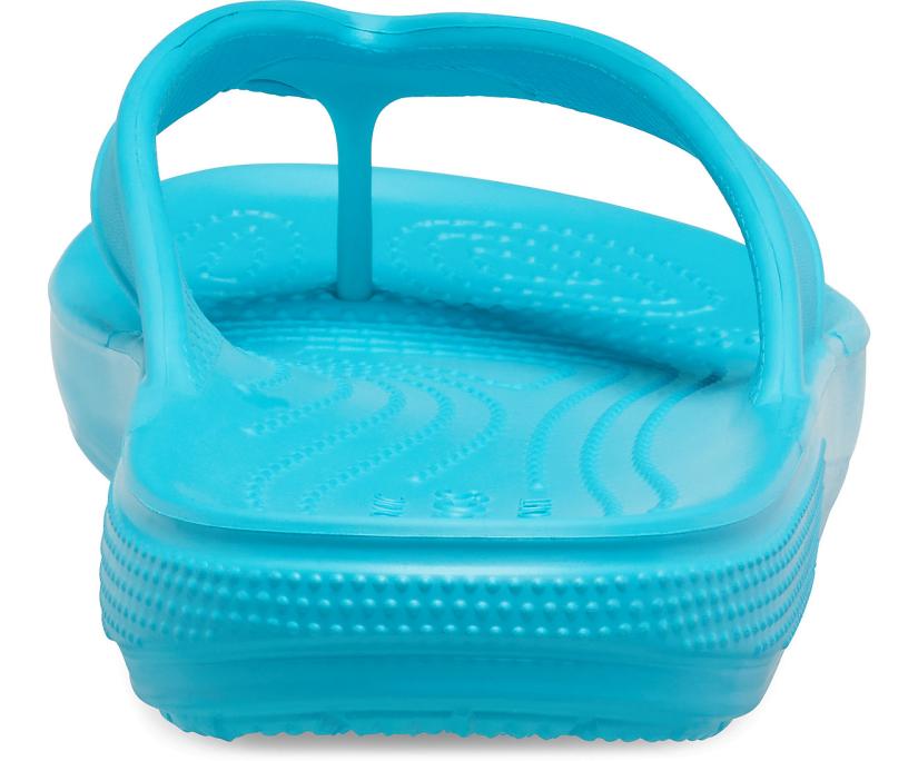 Women/Men Classic II Flip Digital Aqua | Crocs Sandals