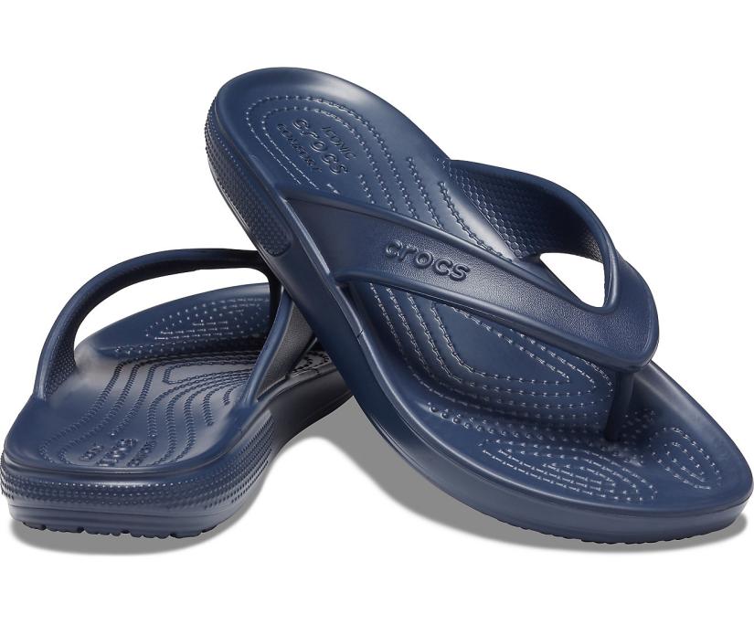 Women/Men Classic II Flip Navy | Crocs Sandals