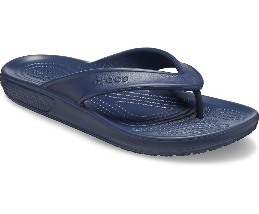 Women/Men Classic II Flip Navy | Crocs Sandals