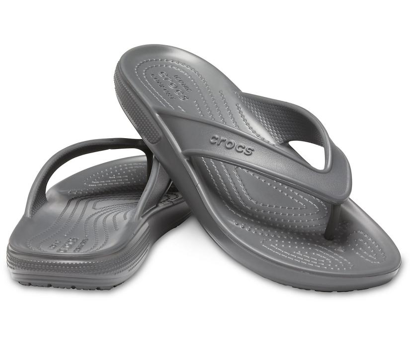 Women/Men Classic II Flip Slate Grey | Crocs Sandals