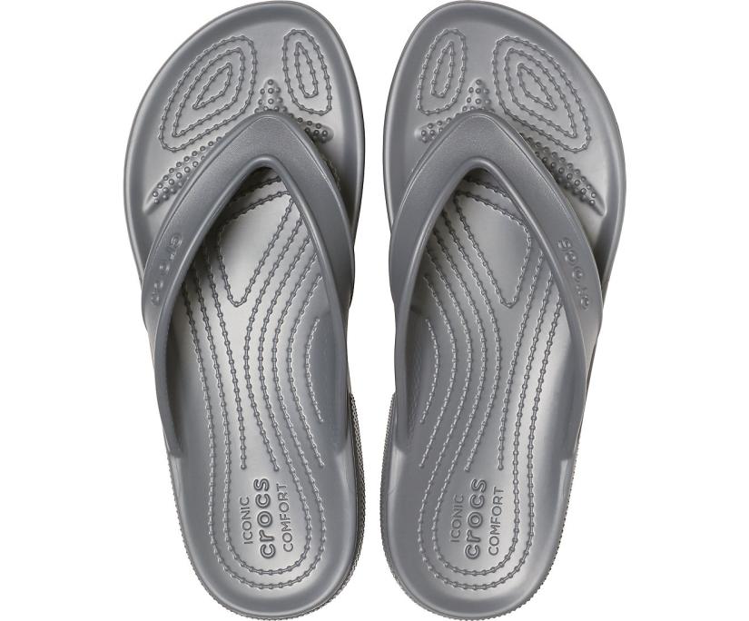Women/Men Classic II Flip Slate Grey | Crocs Sandals