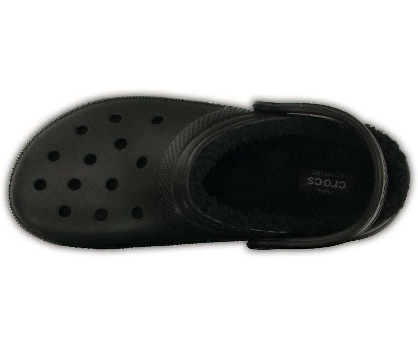 Women/Men Classic Lined Clog Black / Black | Crocs Clogs