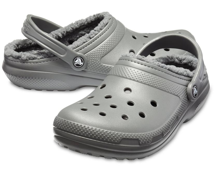 Women/Men Classic Lined Clog Slate Grey/smoke | Crocs Clogs