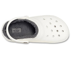 Women/Men Classic Lined Clog White / Grey | Crocs Clogs