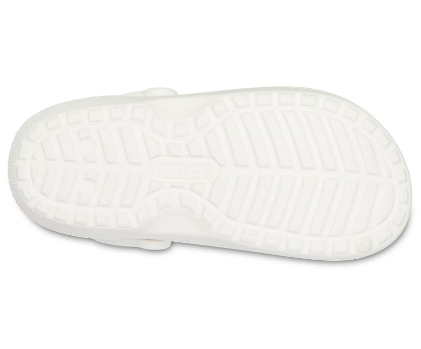 Women/Men Classic Lined Clog White / Grey | Crocs Clogs