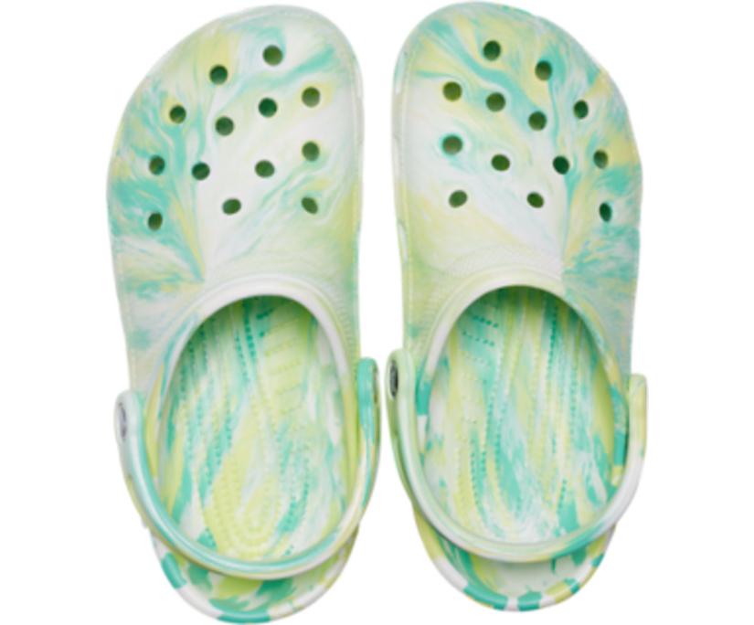 Women/Men Classic Marbled Clog Pistachio / Multi | Crocs Clogs
