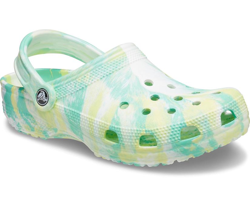 Women/Men Classic Marbled Clog Pistachio / Multi | Crocs Clogs