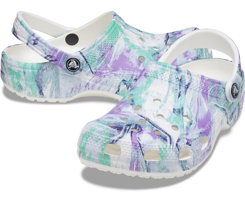 Women/Men Classic Out Of This World II Clog White / Multi | Crocs Clogs