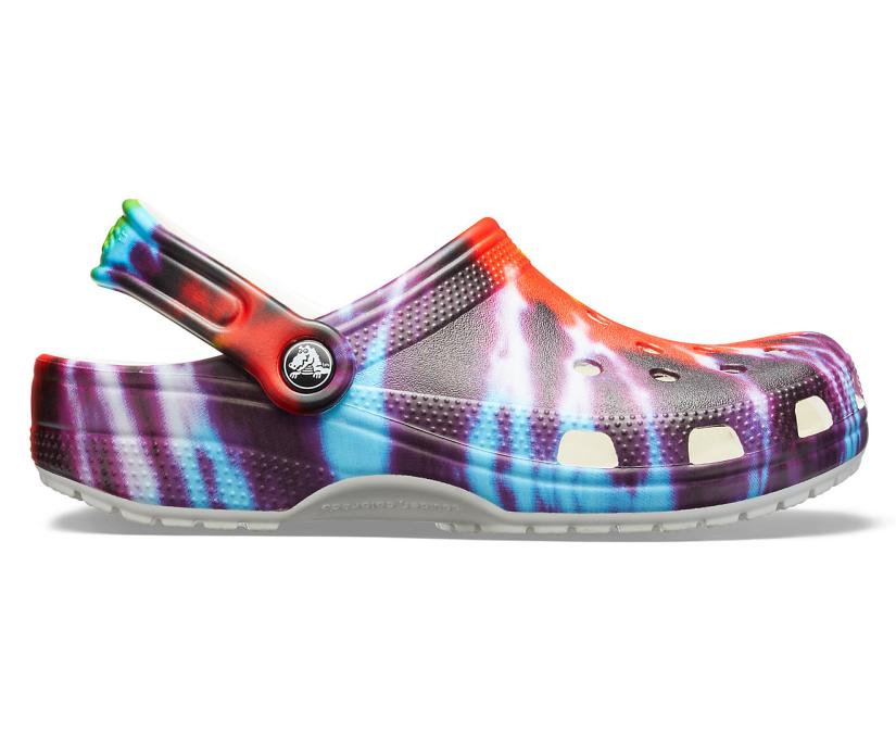 Women/Men Classic Tie-Dye Graphic Clog Multi | Crocs Clogs