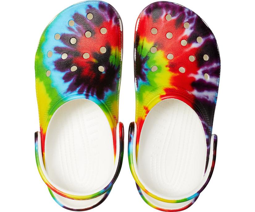Women/Men Classic Tie-Dye Graphic Clog Multi | Crocs Clogs