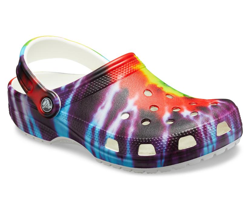 Women/Men Classic Tie-Dye Graphic Clog Multi | Crocs Clogs