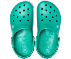 Women/Men Crocband™ Clog Deep Green / White | Crocs Clogs