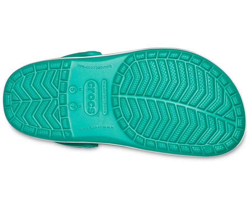 Women/Men Crocband™ Clog Deep Green / White | Crocs Clogs