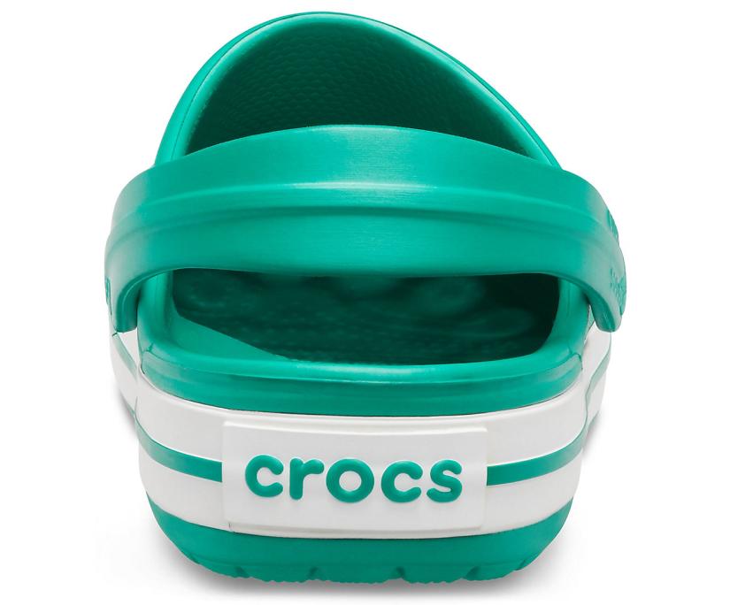Women/Men Crocband™ Clog Deep Green / White | Crocs Clogs