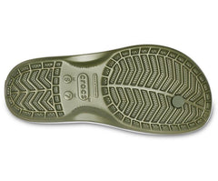 Women/Men Crocband™ Flip Army Green / White | Crocs Sandals