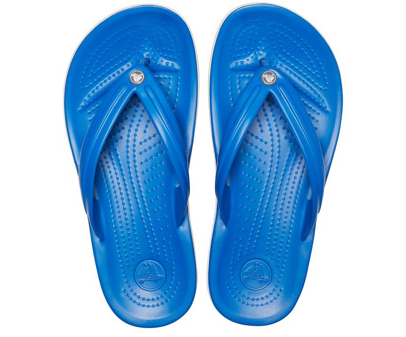 Women/Men Crocband™ Flip Bright Cobalt / White | Crocs Sandals