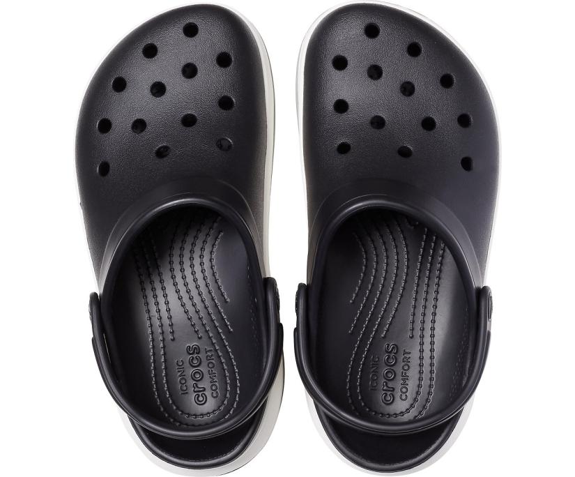 Women/Men Crocband™ Full Force Clog Black / White | Crocs Clogs