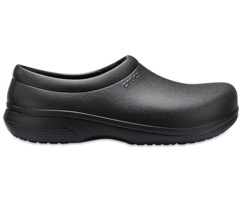 Women/Men Crocs On-The-Clock Work Slip-On Black | Crocs Clogs