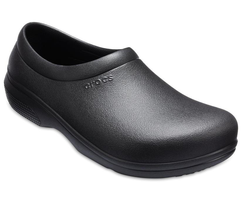 Women/Men Crocs On-The-Clock Work Slip-On Black | Crocs Clogs