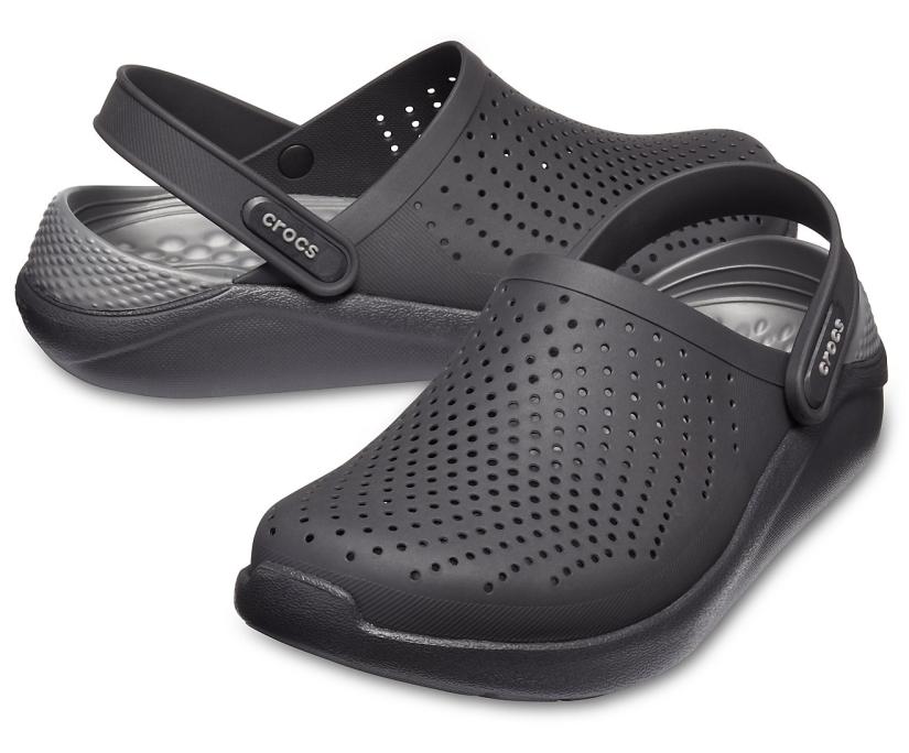 Women/Men LiteRide™ Clog Black/slate Grey | Crocs Clogs