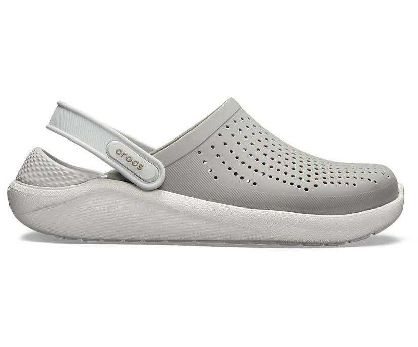 Women/Men LiteRide™ Clog Smoke / Pearl White | Crocs Clogs