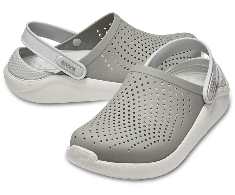 Women/Men LiteRide™ Clog Smoke / Pearl White | Crocs Clogs