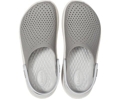 Women/Men LiteRide™ Clog Smoke / Pearl White | Crocs Clogs