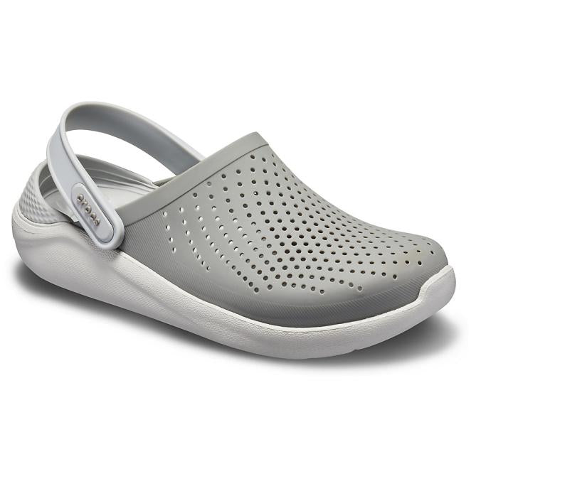 Women/Men LiteRide™ Clog Smoke / Pearl White | Crocs Clogs