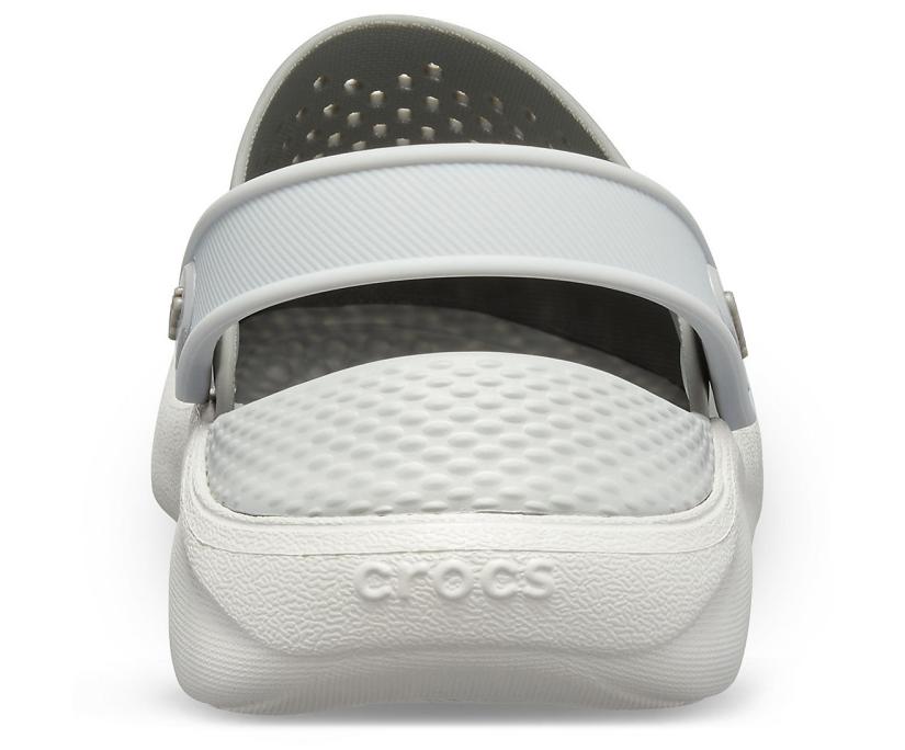 Women/Men LiteRide™ Clog Smoke / Pearl White | Crocs Clogs