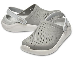 Women/Men LiteRide™ Clog Smoke / Pearl White | Crocs Clogs