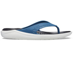 Women/Men LiteRide™ Flip Vivid Blue / Almost White | Crocs Sandals