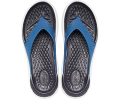 Women/Men LiteRide™ Flip Vivid Blue / Almost White | Crocs Sandals