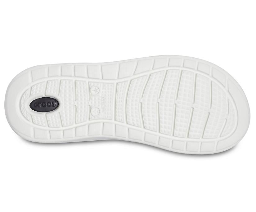 Women/Men LiteRide™ Flip Vivid Blue / Almost White | Crocs Sandals